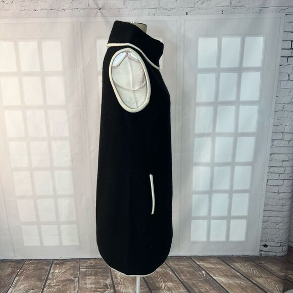 Rachel Zoe Black Wool Roll Neck Mod Vibe Mini Tunic Dress Size Medium - Picture 4 of 10